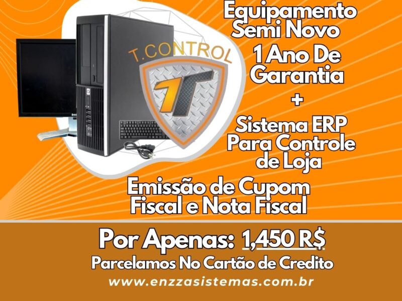 Equipamentos Semi Novos + Sistema ERP Para Controle de Loja Completo