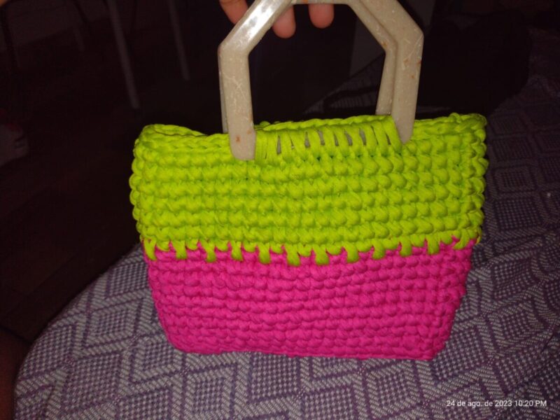Bolsas em crochet