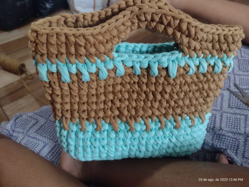 Bolsas em crochet