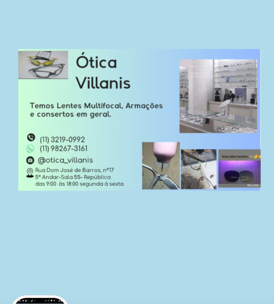 Conserto de óculos e venda de armação e lentes