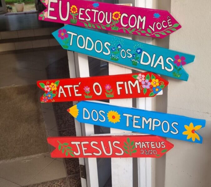 Placas decorativas de Jardim