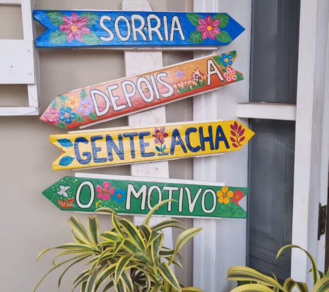 Placas decorativas de Jardim