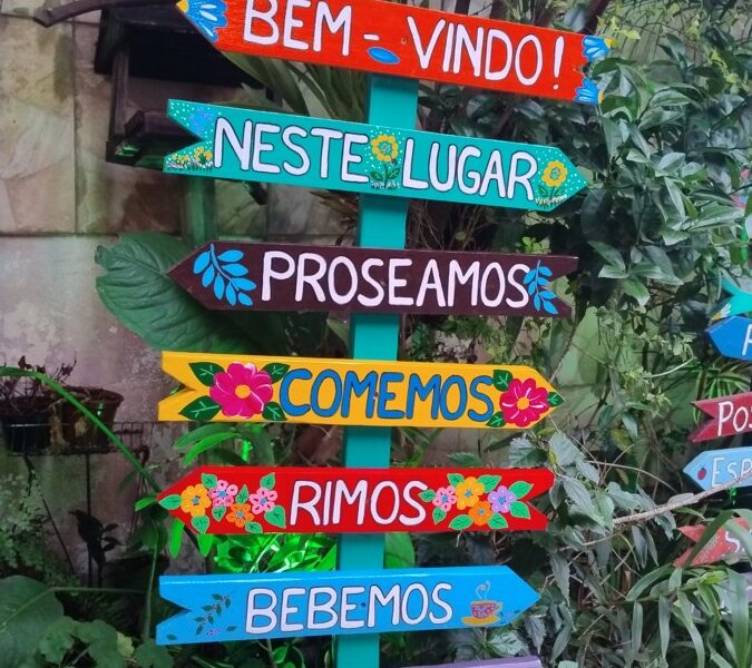 Placas decorativas de Jardim