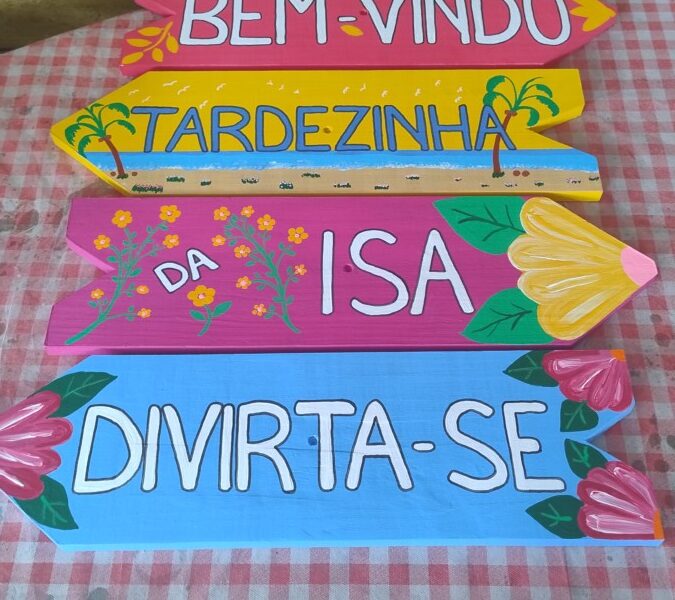 Placas decorativas de Jardim